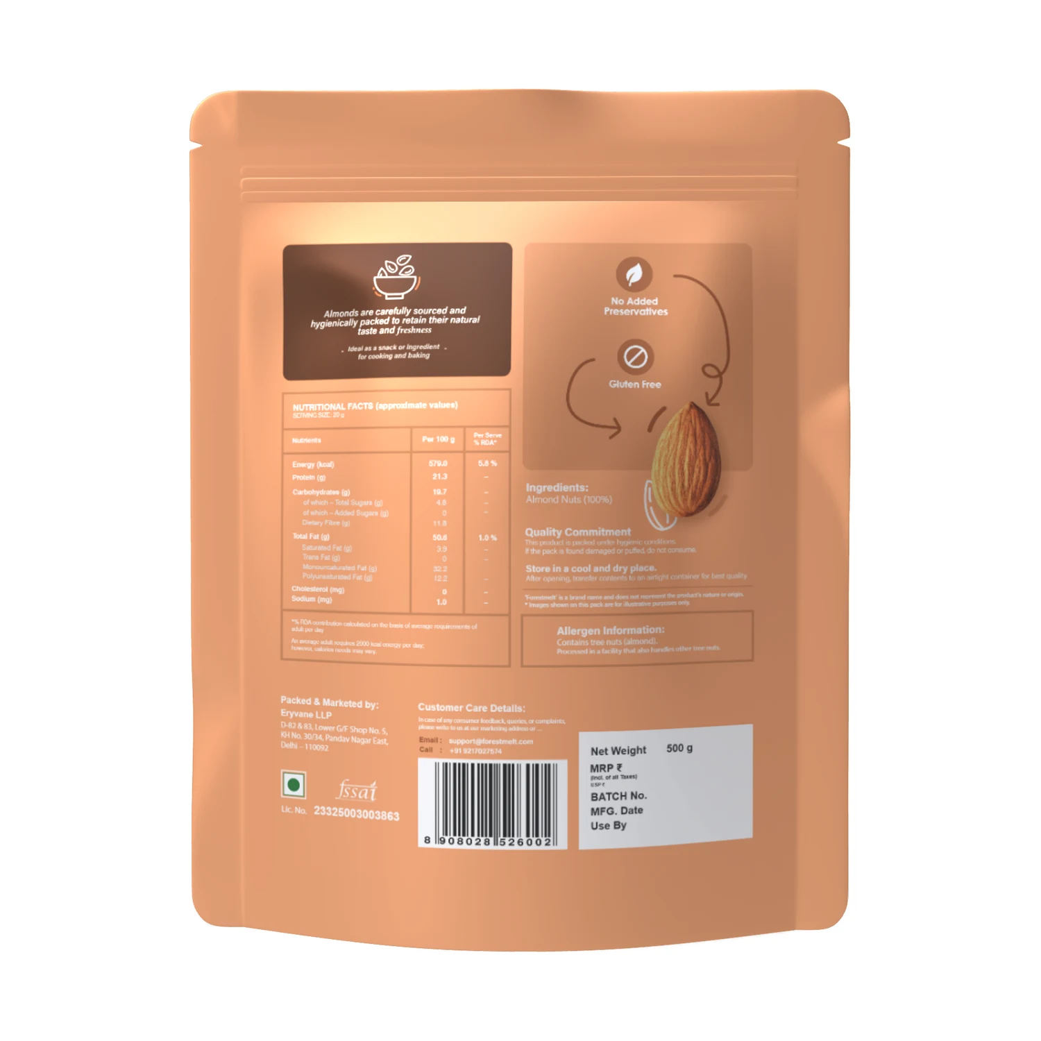 California Almonds back