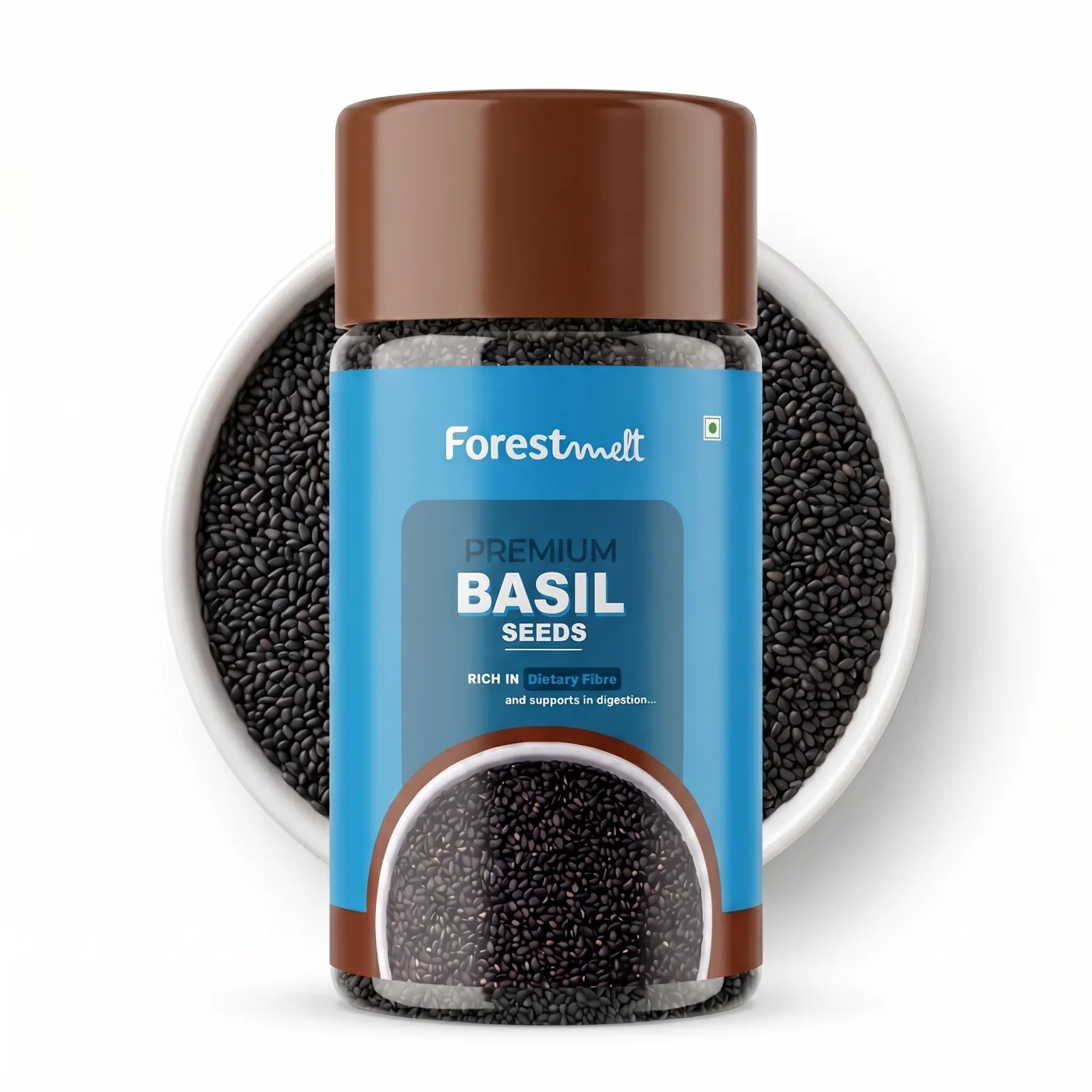 Basil Seeds view 2