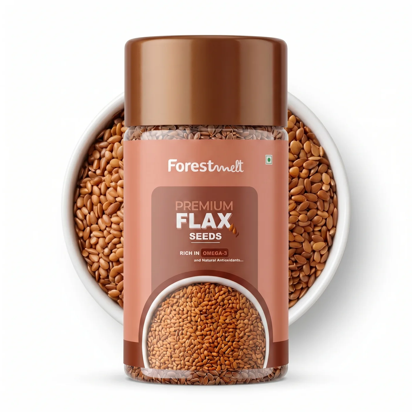 Flax Seeds view 2